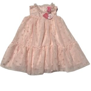 Isaac Mizrahi New York Pink Dress Hearts Size 3T